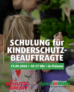 Mehr über den Artikel erfahren Kinderschutz im Sport: Fortbildungen im Herbst 2026